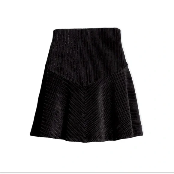 Free People NWT REVOLVE Camden Ribbed Black Mini Skirt NWT Small - Picture 8 of 11